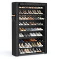 SONGMICS 10-Tier Shoe Rack, Shoe Storage Cabinet with Dustproof Cover, Free-Standing Shoe Storage Organizer for Closet, Entryway