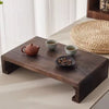 1pc Rectangle Wood Bed Table Trays with Foldable Legs,  Coffee Table & Tea Table, Painted, for Meditation, Sitting on The Floor
