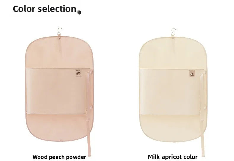 1pc Down Jacket Compressed Dust Cover Clothes Compression Hanging Bag Household Visible Clothes Storage Bag Wardrobe Organizer