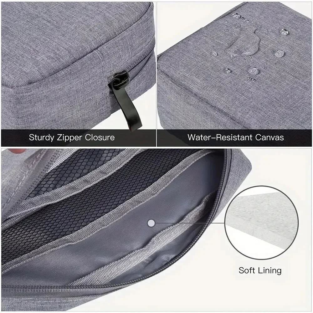 Portable Charging Cable Storage Bag Digital Separated Travel Bag Multifunctional Mobile Data USB Cable Power Bank Organizer Bag