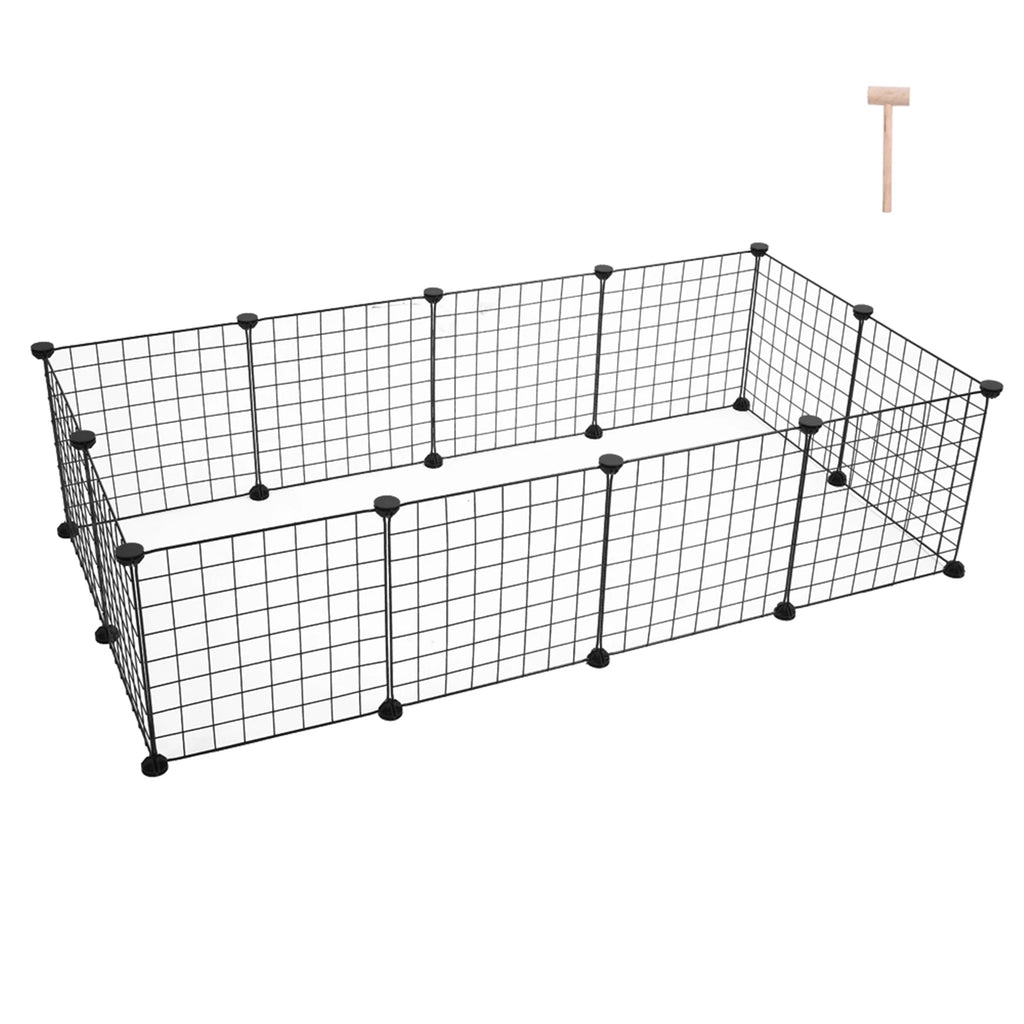 Pet Playpen For Small Animals Portable Metal Wire Fence Guinea Pigs Rabbits