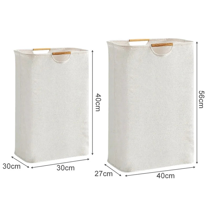 1pc Collapsible Laundry Basket with Handle Large Capacity Household Bathroom Dirty Clothes Storage Basket Clothes Organizer