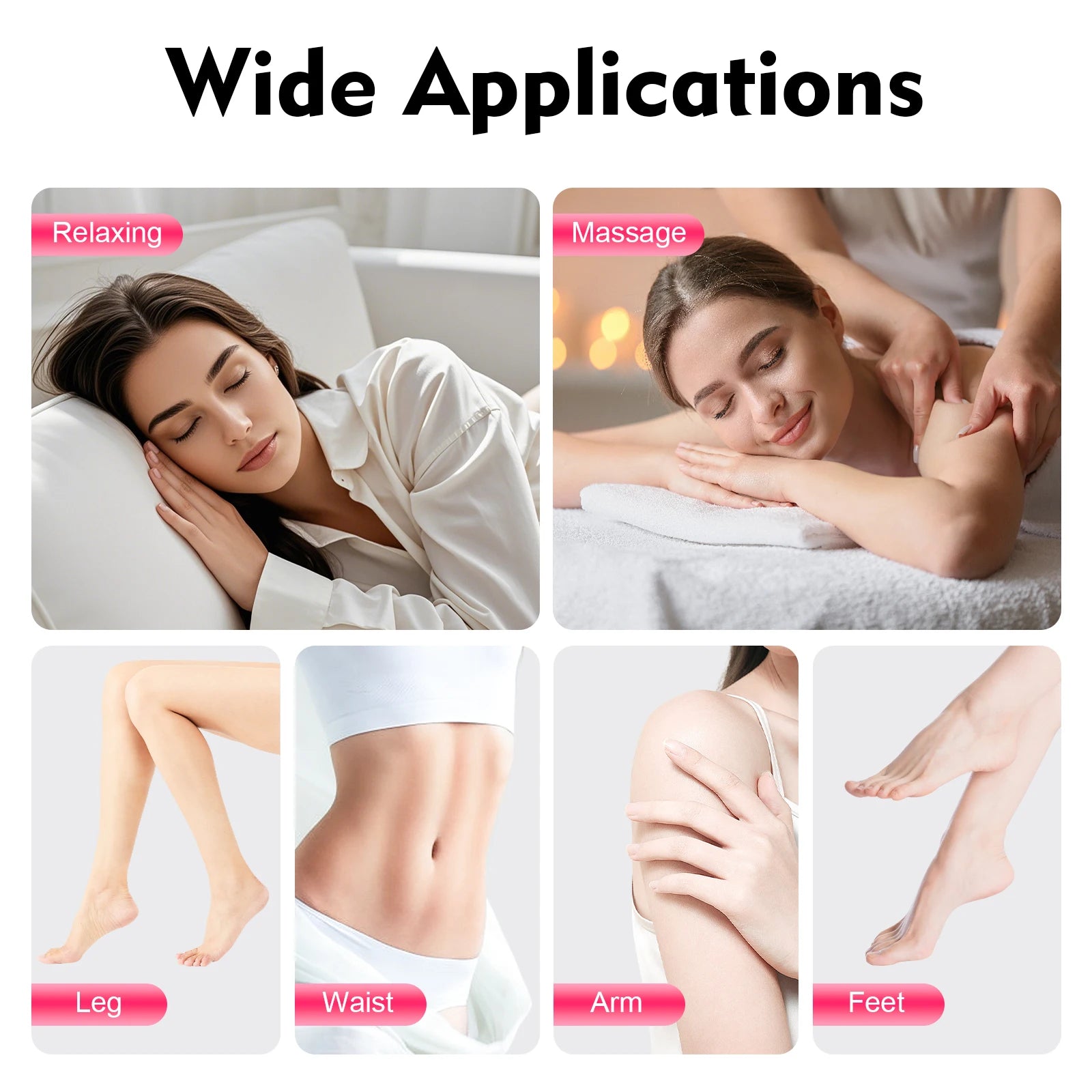 Air Pressure Body Slimming Suit, 7 Levels Adjustable Pressotherapy Heating Massage Device 400W for Home Beauty Salon Spa Relief