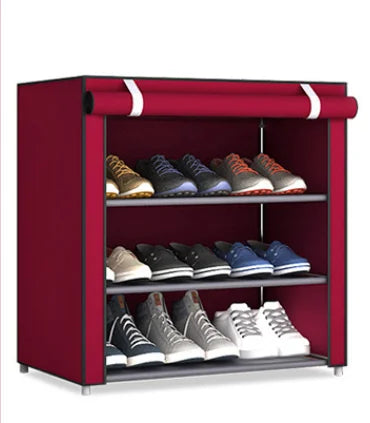 Shoes Organizer Rack Multilayer Dustproof Shoe Cabinet Household Economy Type Shoe Storage Space-saving Shoe Rack Organizer