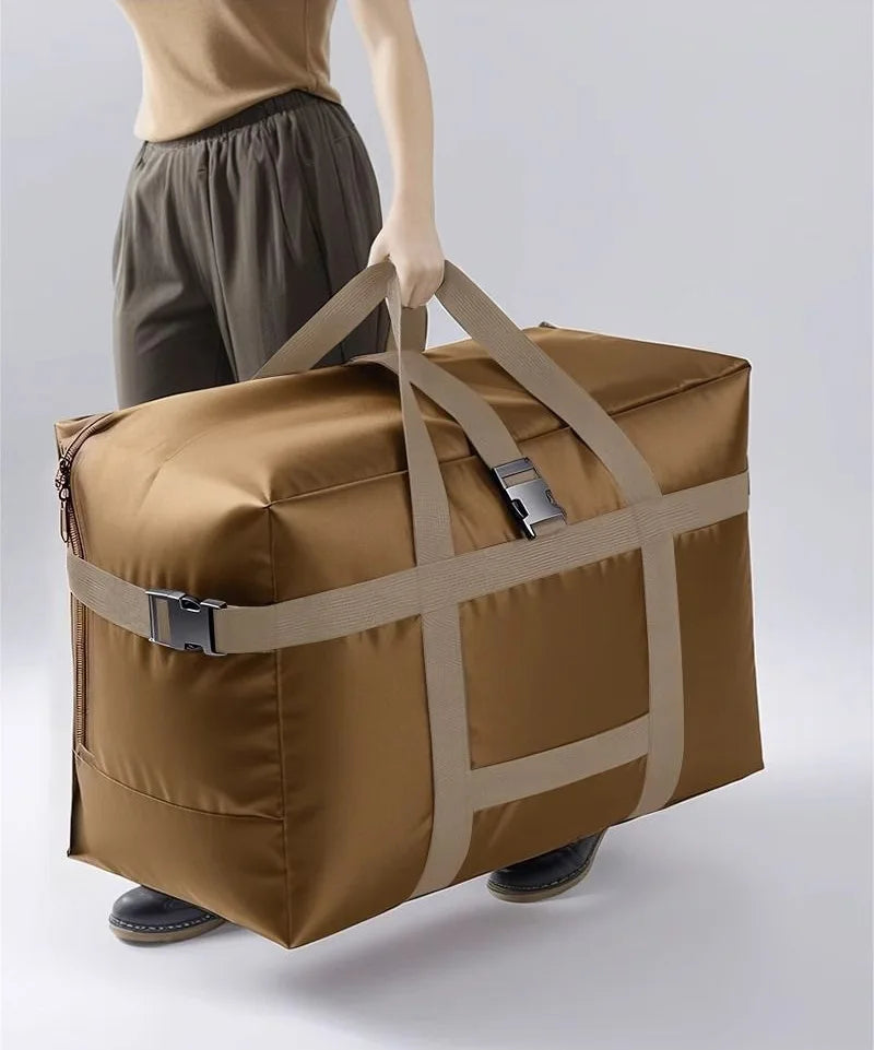 1pc Large Capacity Travel Handbag Portable Clothing Storage Bag with Handle Oxford Fabric Materia Durable Air Flight Bag