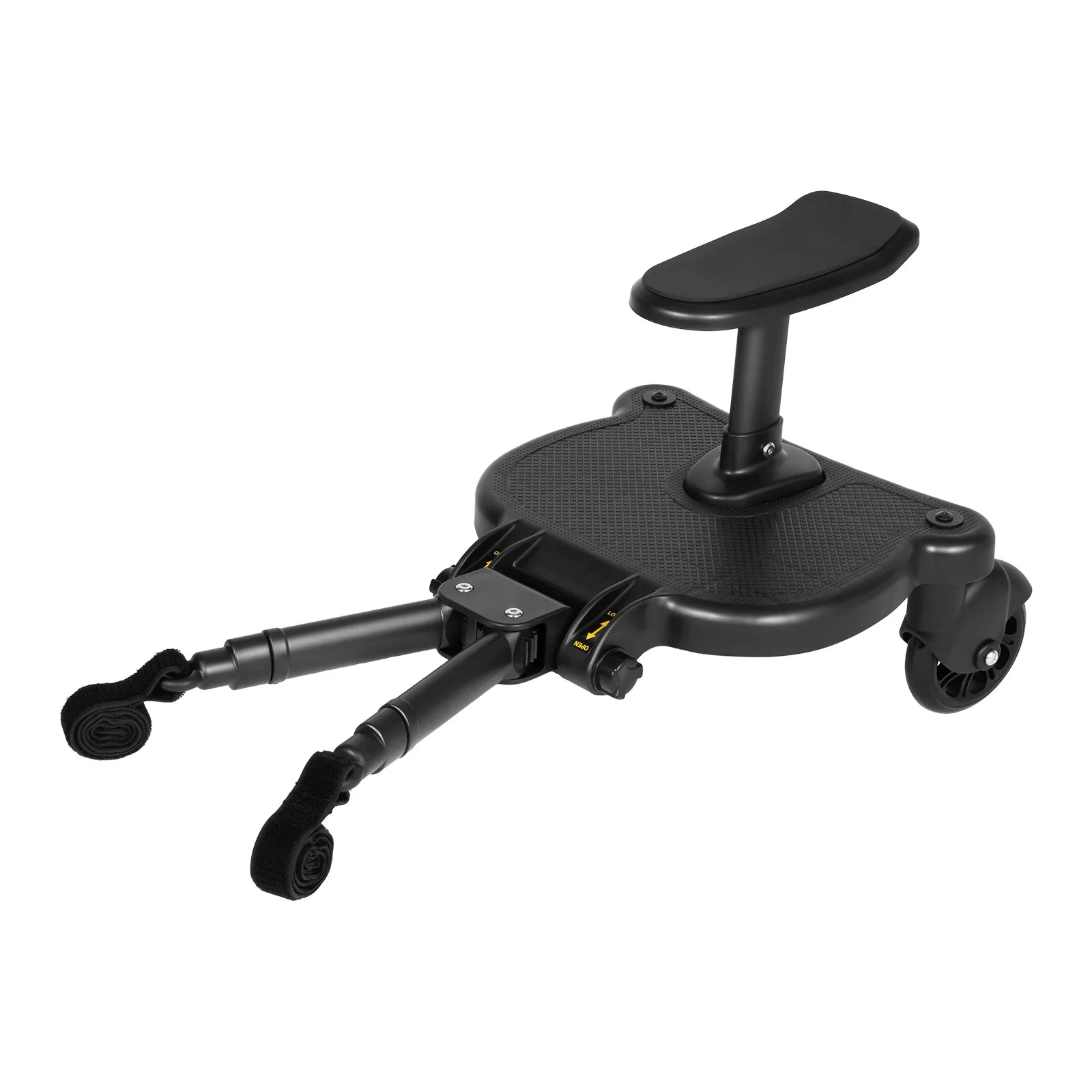 Universal 2-in-1 Stroller Board And Seat Pram Pedal Adapter for Kids - Detachable Safety Ride Board for Pushchair with 25kg Load