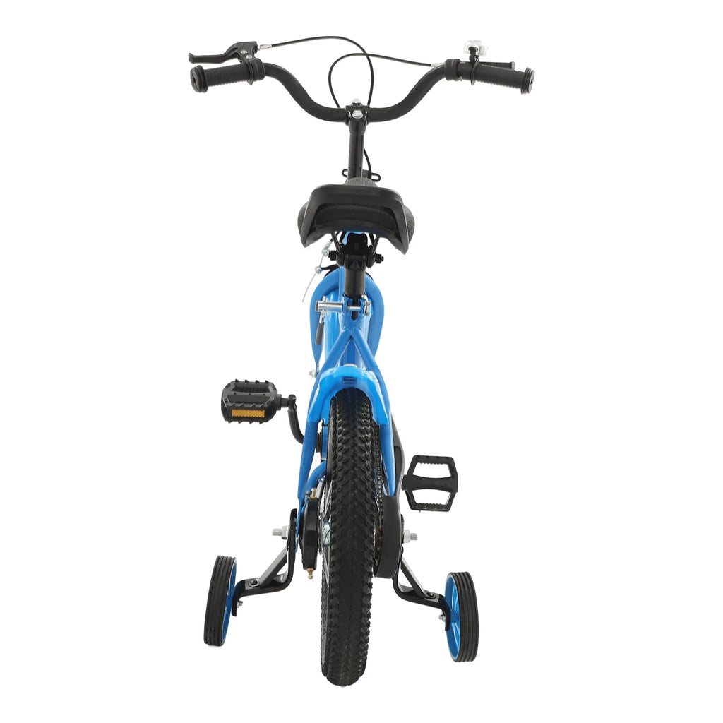 14 Inch Kids Bike w/ Training Wheels, Adjustable Seat Height Dual Brakes Children's Bicycle Kids Learning Bicycle for Boys Girls