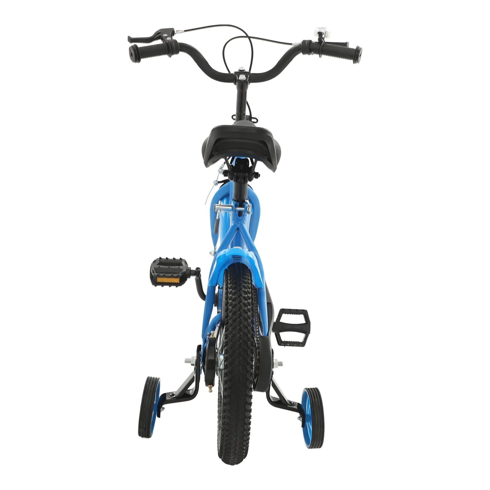 14 Inch Kids Bike w/ Training Wheels, Adjustable Seat Height Dual Brakes Children's Bicycle Kids Learning Bicycle for Boys Girls