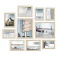 SONGMICS Picture Frames, 10 Pack Collage Picture Frames with Two 8x10, Four 5x7, Four 4x6, Photo Frame Set for Wall Gallery Deco