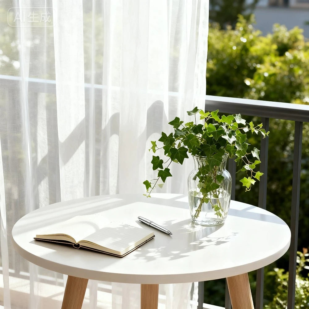 Sofa side table, living room, household table, small coffee table, modern and minimalist small round table, creative side table