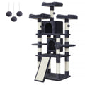 Feandrea 67 Inches Multi-Level Cat Tree for Large Cats, with Cozy Perches, Stable,