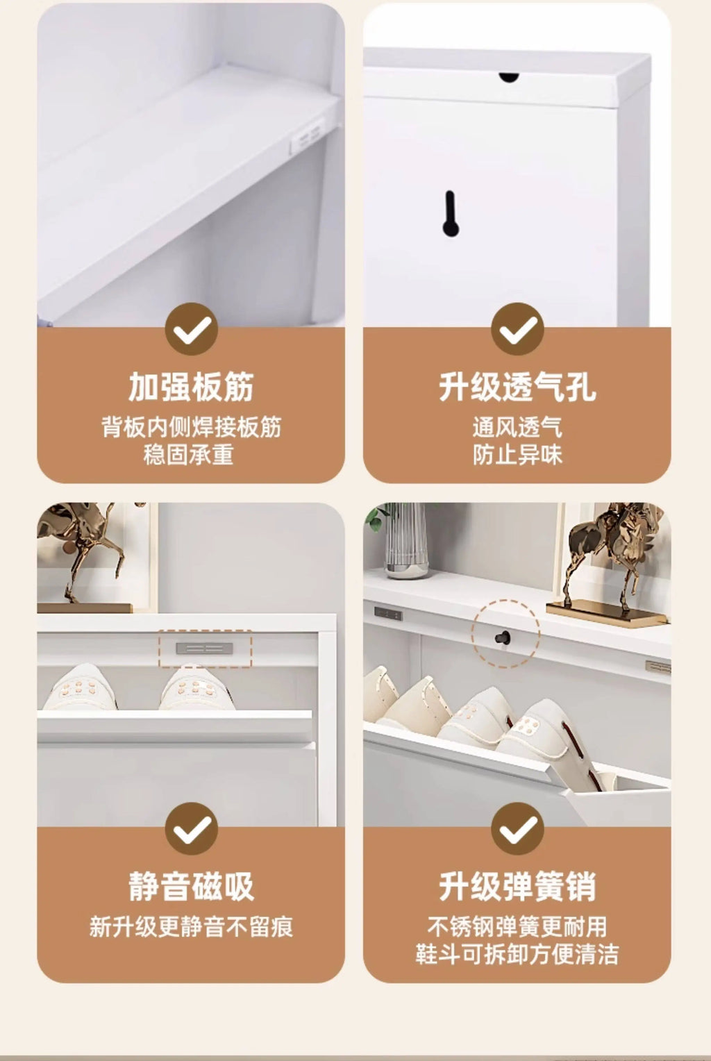 Metallic Ultra Thin Shoe Cabinet Multifunction Indoor Hallway Shoe Cabinet For Home Entrance Scarpiera Mobile Cabinet Furniture
