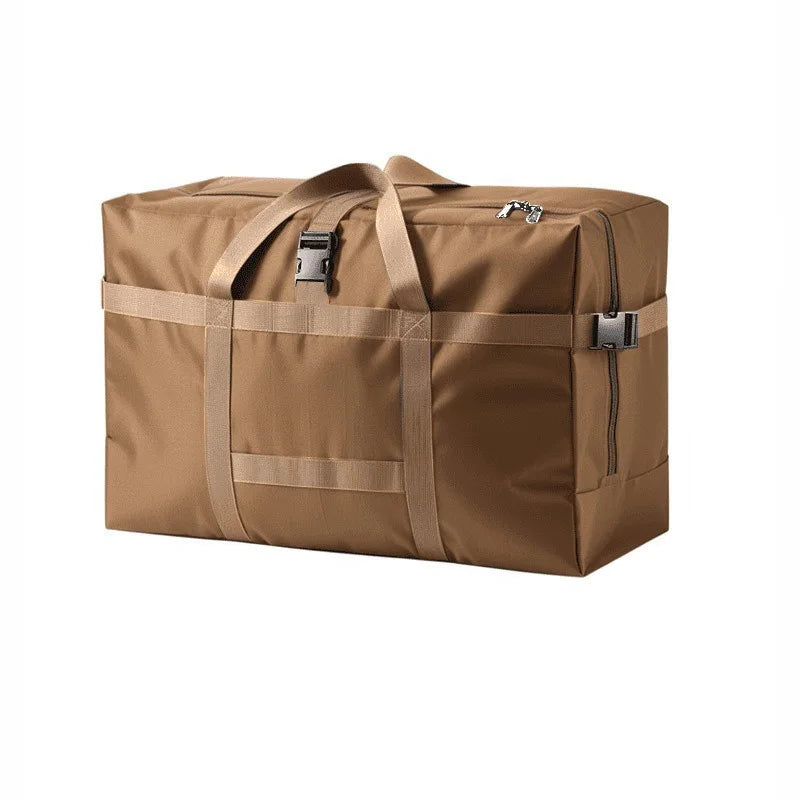 1pc Large Capacity Travel Handbag Portable Clothing Storage Bag with Handle Oxford Fabric Materia Durable Air Flight Bag