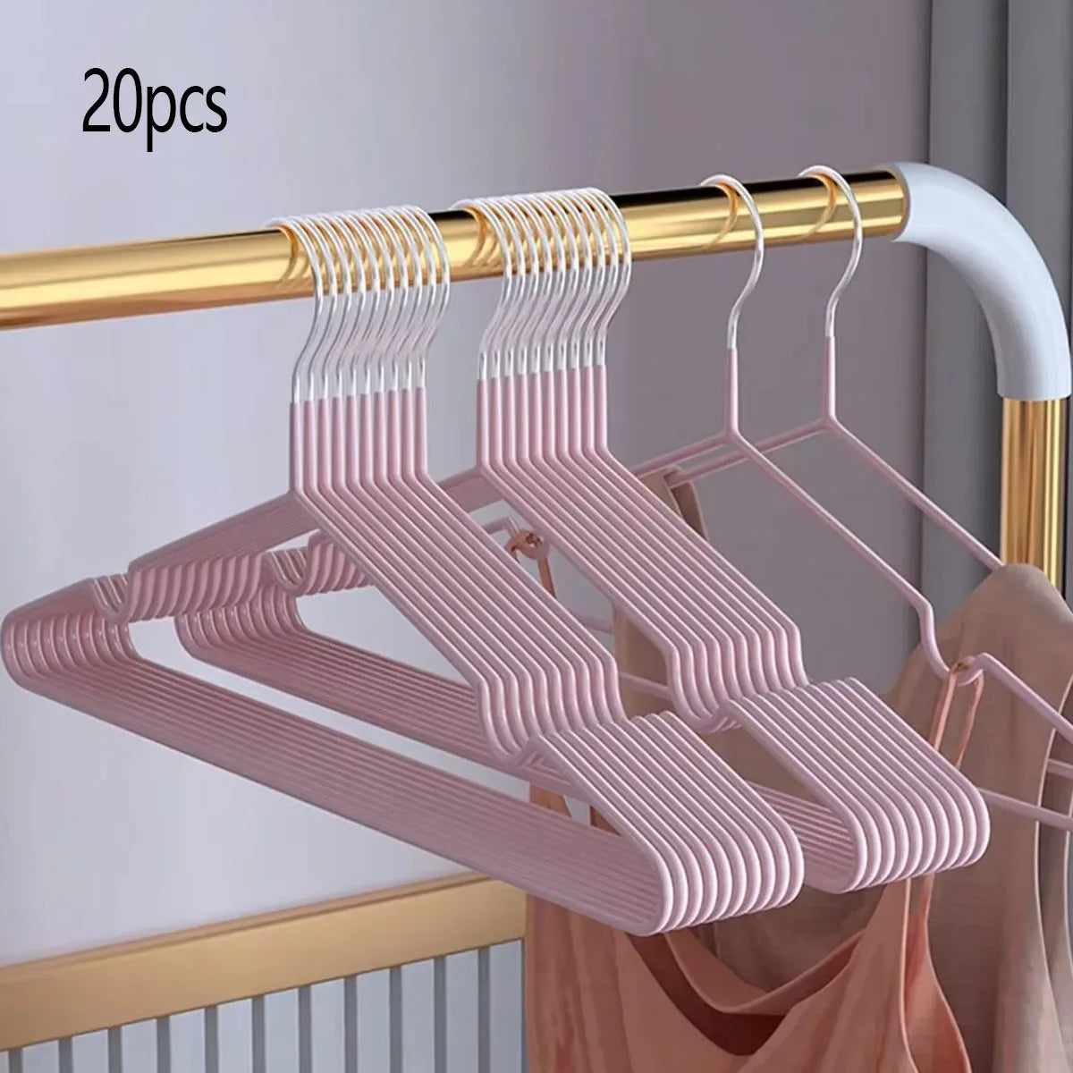 Stainless Steel Anti Slip Clothes Hanger 10 20 30 50 Pack Space Saving Durable