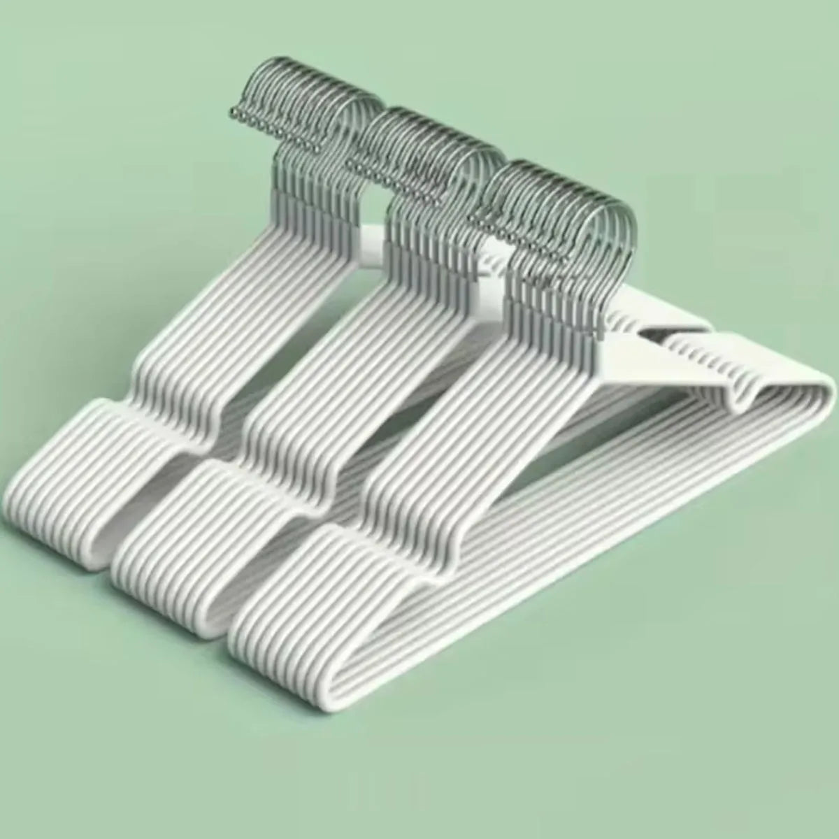 Stainless Steel Anti Slip Clothes Hanger 10 20 30 50 Pack Space Saving Durable