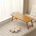 Foldable Tatami Coffee Table - Japanese Style Low Table for Bay Window & Living Room, Portable Bed Tea Table, table basse