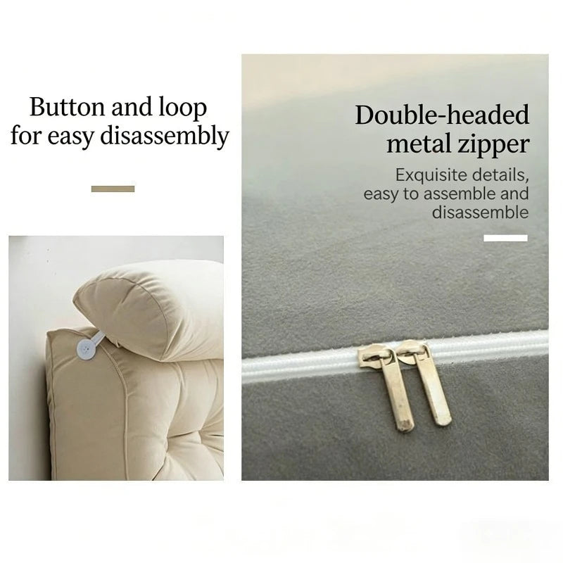 Backrest Headboard Cushion Waist Protection Sofa Bed Cushion Backrest Headboard Soft Bag Cushion Tatami Mat Removable Washable