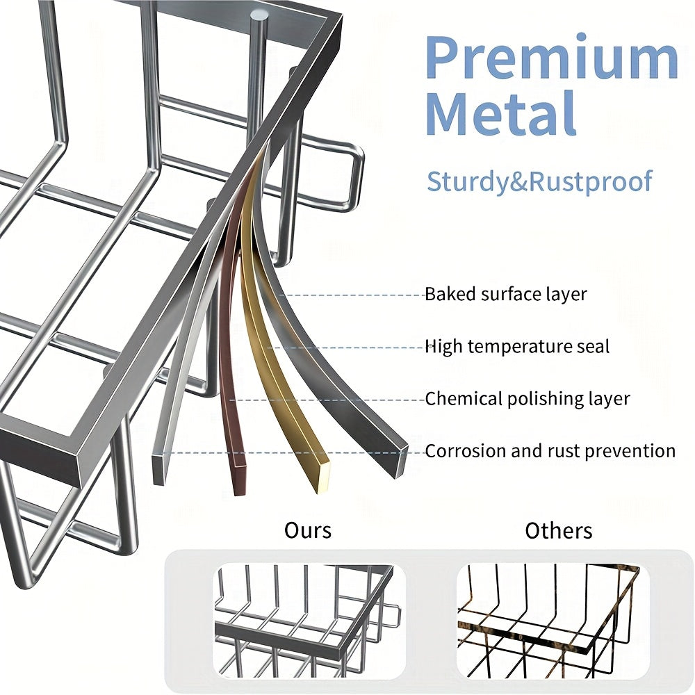 Two-Level Organizers for Under The Sink - Featuring a Sliding Pull-Out Shelf