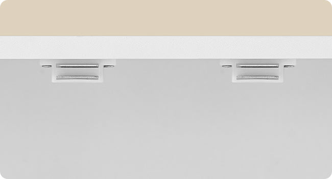 Feandrea Double Cat Litter Box Enclosure, Hidden Litter Box Furniture with Double Room, for 2 Cats, Modern Style, 47.2" Pet Hous