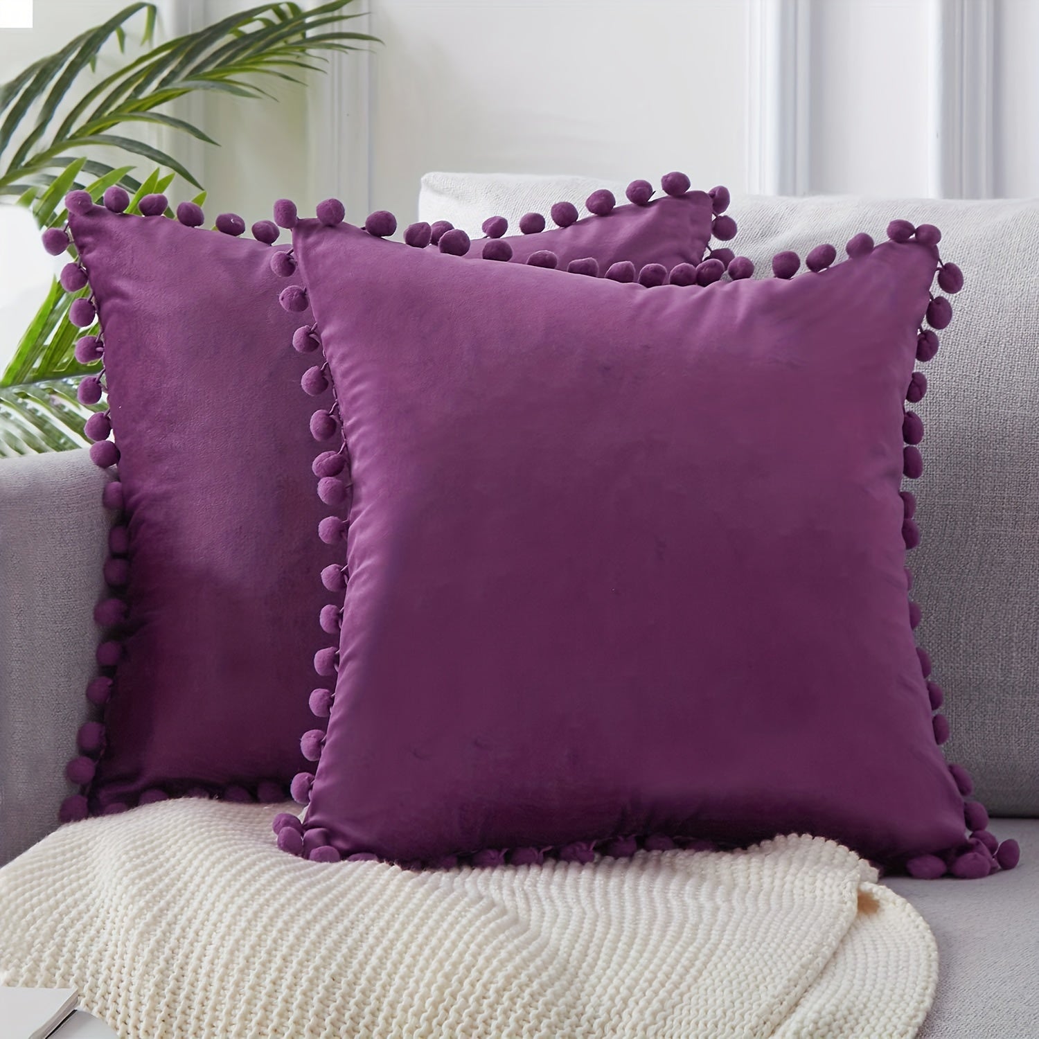 Dutch Velvet Throw Pillow Covers