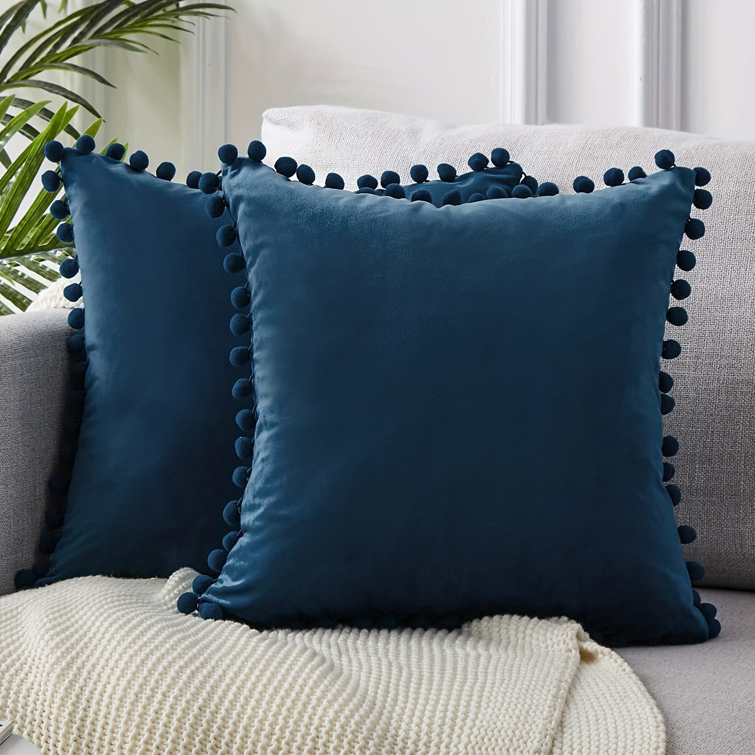 Dutch Velvet Throw Pillow Covers